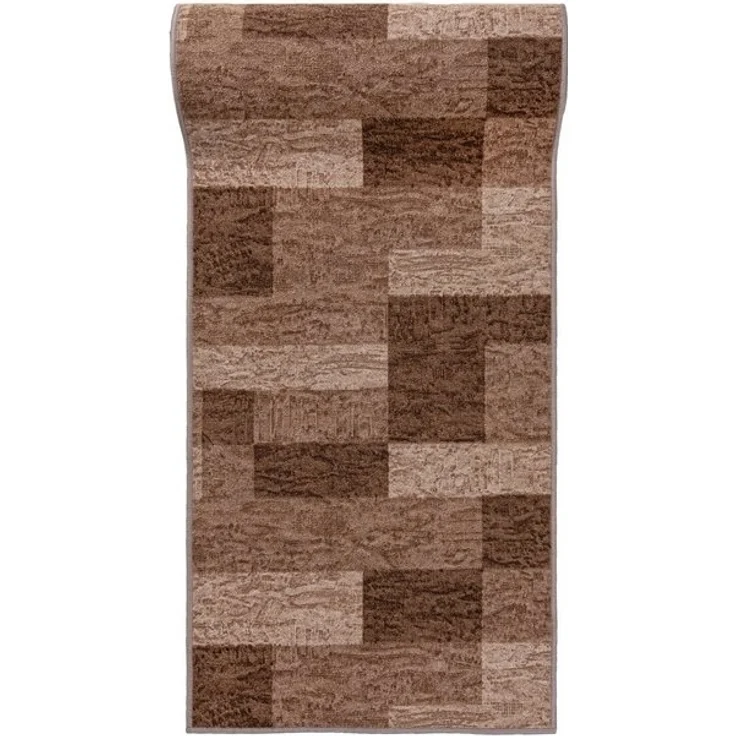Mazovia Läufer Läufer Teppichläufer Brücke - Vorzimmer Küche - Beige, 67 x 100 cm, Kurzflor, Rutschfest, Meterware, Verschiedene Größen – Bild 4