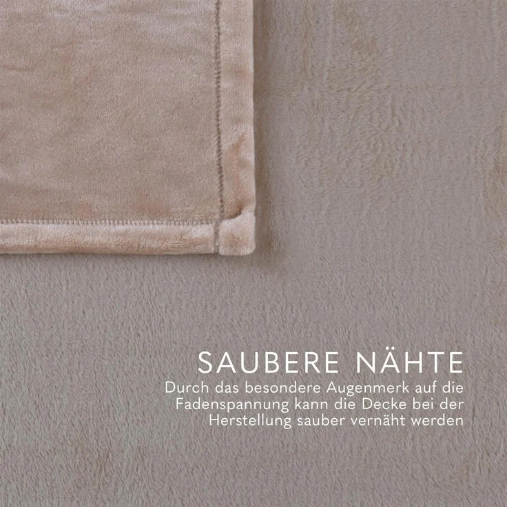 Kuscheldecke Cashmere Touch 200x220cm ( Camel ) Flauschige Wohndecke für Sofa, Couch und Bett, Tagesdecke OEKO-TEX - Sofaüberwurf – Bild 4