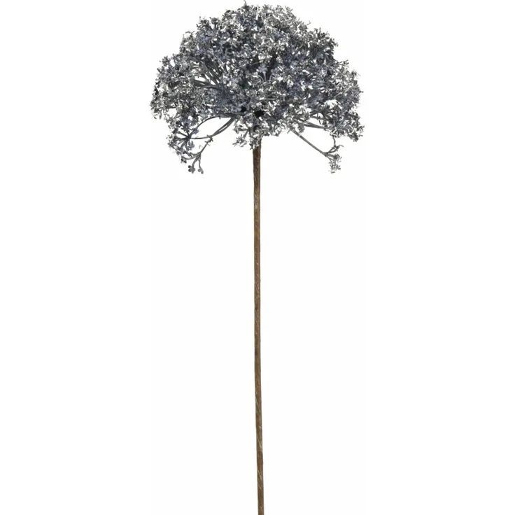 Everlands Weihnachtsdeko Blume Ø 17x58 cm eisblau