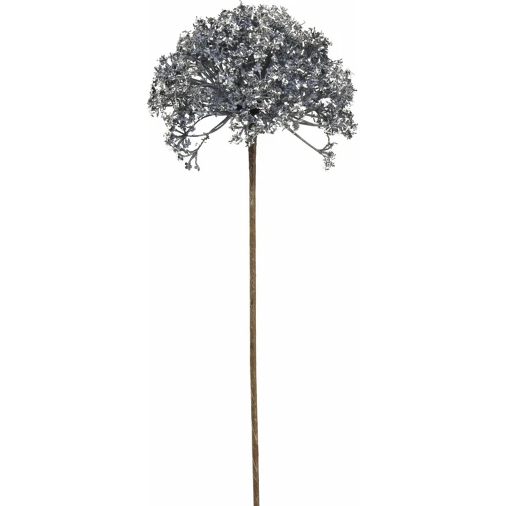 Everlands Weihnachtsdeko Blume Ø 17x58 cm eisblau