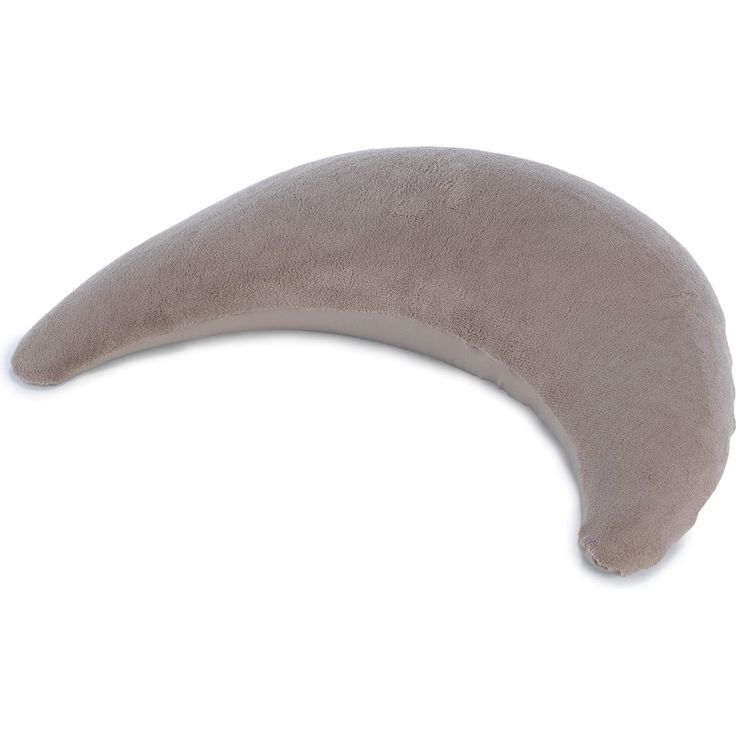 Theraline Stillkissen Plüschmond, Mikroperlen-Füllung 140 cm, taupe, anschmiegsam und hygienisch