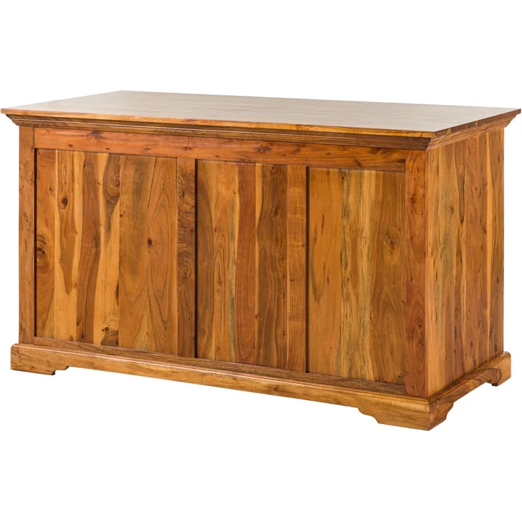 Schreibtisch Akazie 140x64x80 honig lackiert OXFORD #0511 – Bild 10