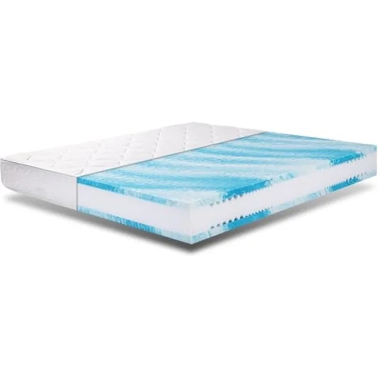 EGO HOME Matratze 160x200 Härtegrad H3 23cm - Ergonomische 7-Zonen Hochwertige Kaltschaummatratze mit waschbarem Bezug, Atmungsaktiv Schaumstoffmatratze Rollmatratze, Öko-Tex Zertifiziert