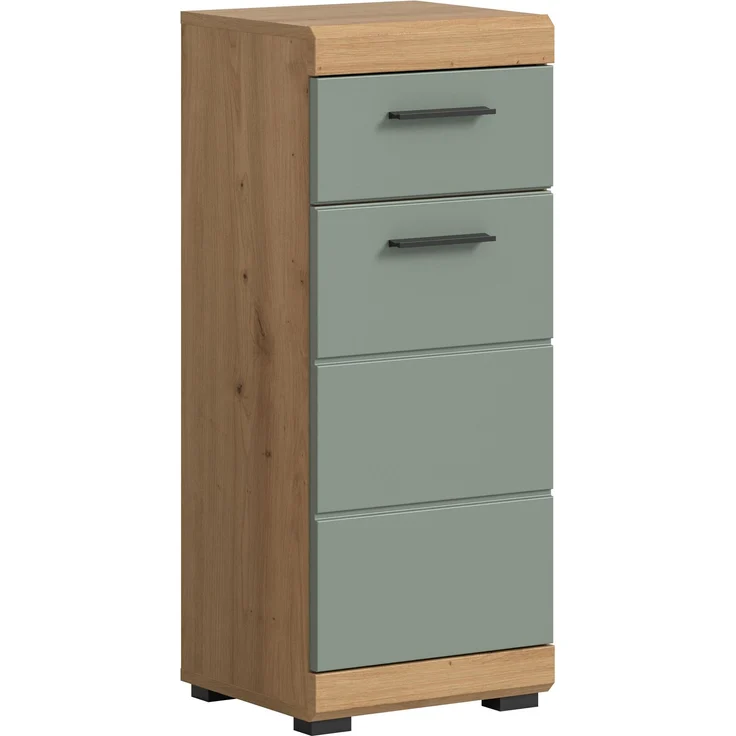 Xonox Scout Standschrank (B/H/T: 37x88x31 cm) in Salbei und Artisan Eiche Nachbildung – Bild 1