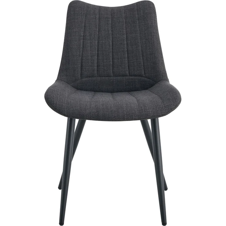 Stuhl 2er Set Helsinki Stühle in Anthrazit - gemütliches Design - B/H/T: 53x86x59 cm – Bild 3