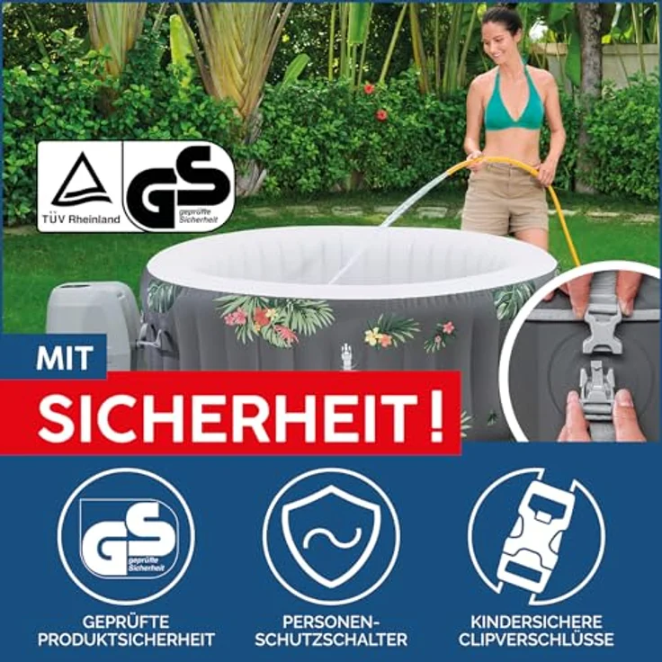 LAY-Z-SPA® Whirlpool 'Aruba AirJet™', Ø 170 x 66 cm, rund – Bild 8