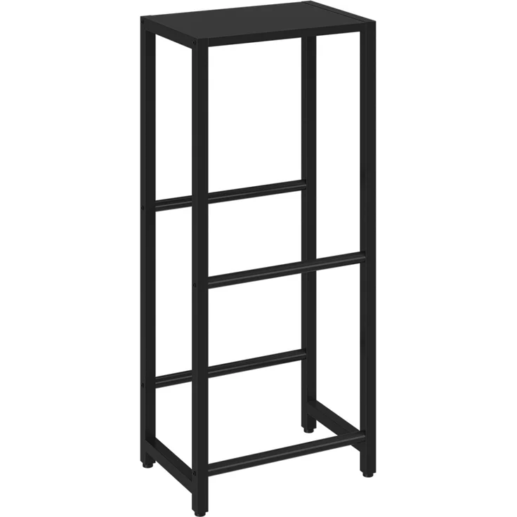 STEELSØN 'Macondo' Getränkekistenregal, Metall, schwarz, 115x50x33 cm, Getränkeregal für 2 Kisten, mit Ablagefach – Bild 9