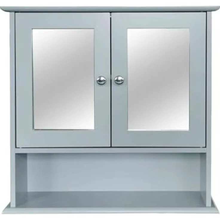 HTI-Line Hängeschrank Spiegelschrank Sarah mit 2 Türen (Stück, 1-St, 1 Spiegelschrank) Spiegel Wandspiegel Badspiegel Badschrank