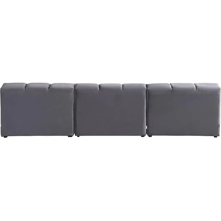 Home Deluxe Modulares Sofa ORLENA M - Anthrazit, Polyester Holz Schaumstoff, 306 x75 x98 cm – Bild 5