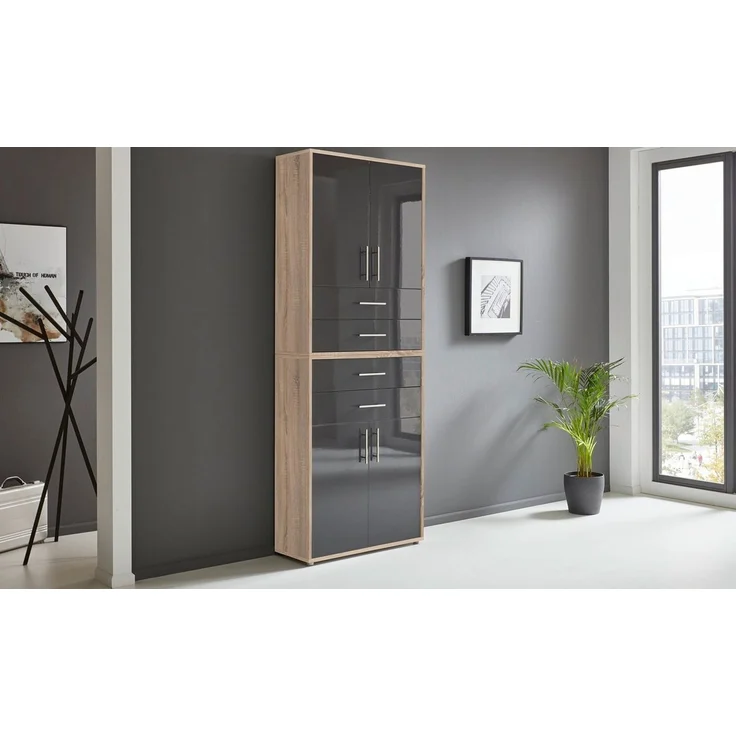 BMG Möbel Aktenschrank Tabor (Set 18, Büroschrank mit Metallgriffen) Made in Germany – Bild 1