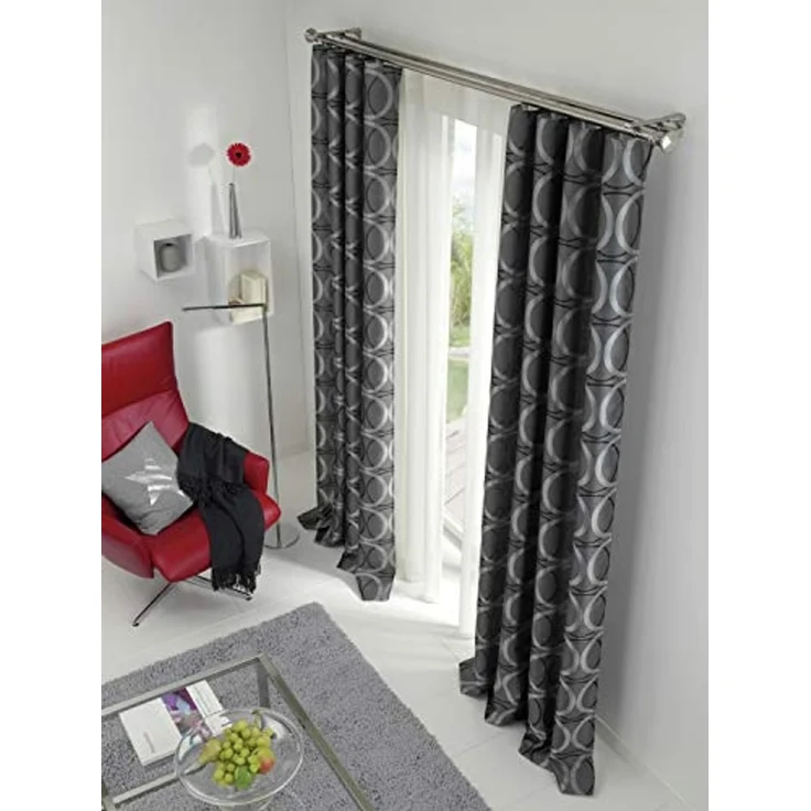 Gardinia Gardinenstange Innenlauf Windsor Ø 25 mm edelstahl-optik 160 cm – Bild 3