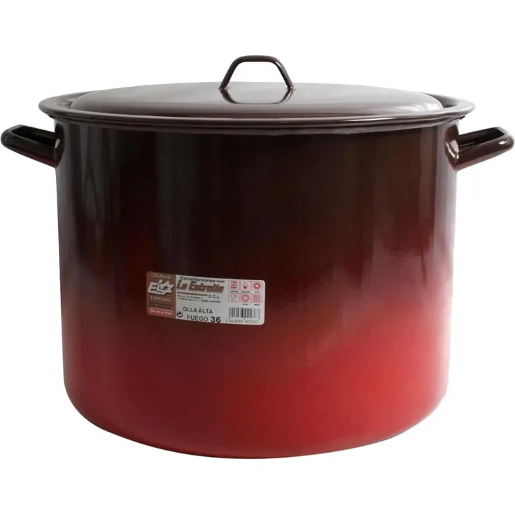 esmaltaciones der Stern Feuer - Suppentopf mit Deckel, 36 cm, 30 l