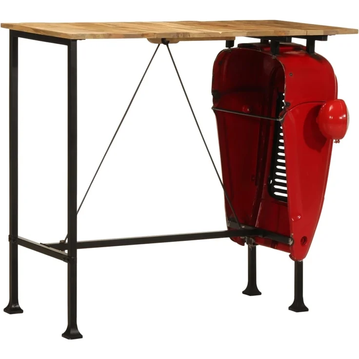vidaXL 7-tlg. Bar-Set Massivholz Mango 4009370 – Bild 4
