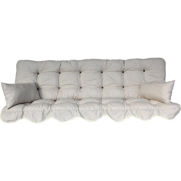 Kühnemuth Auflagekissen Auflagen Set Hollywoodschaukel Polster Sitzkissen 150x50 cm Design 180