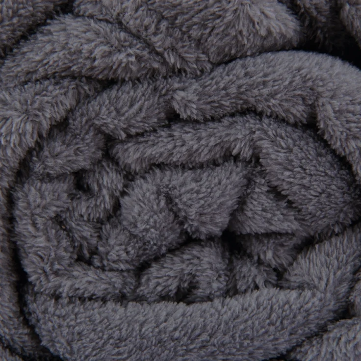Kuscheldecke supersofte Tagesdecke vielseitig verwendbare Microfaser-Decke, flauschig und anschmiegsam in vielen verschiedenen modischen Farben erhältlich (anthrazit - dunkelgrau / 130x170 cm) – Bild 5