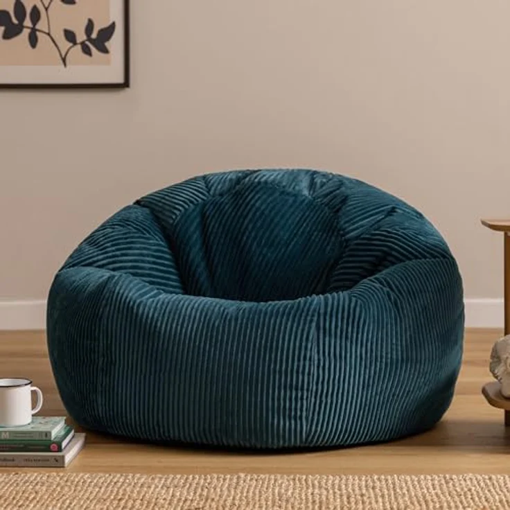 icon Sitzsack Erwachsene XXL aus Cord „Kingston“, Sitzsack XXL, Made in Germany, für Erwachsene & Kinder, für Wohnzimmer – Bild 5