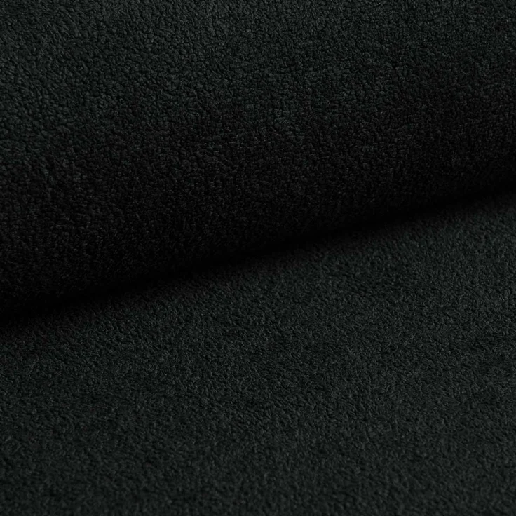 KRISAN MÖBEL Sofa ARIA 2-Sitzer Schlafsofa 122 × 95 × 84 cm in Schwarz Stoff GERA mit Schlaffunktion und Bettkasten – Bild 7