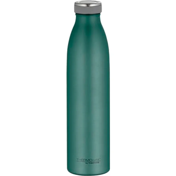 THERMOcafé Isolierflasche TC BOTTLE, aus doppelwandigem Edelstahl, spülmaschinenfest, gummierter Drehverschluss, absolut dicht bei Kohlensäure – Bild 2