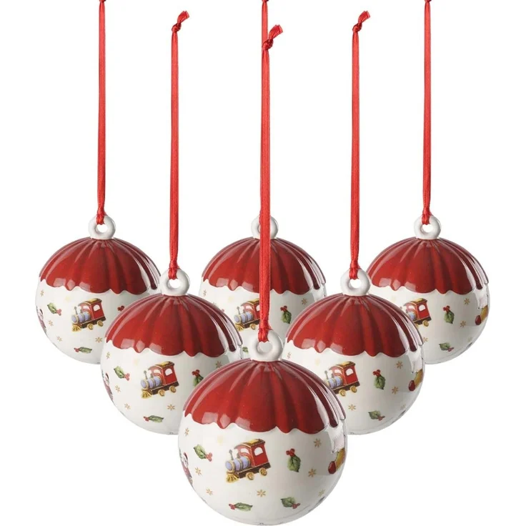 Villeroy & Boch Toy's Delight Decoration Kugel ø 6,3 cm 6er Set – Bild 1
