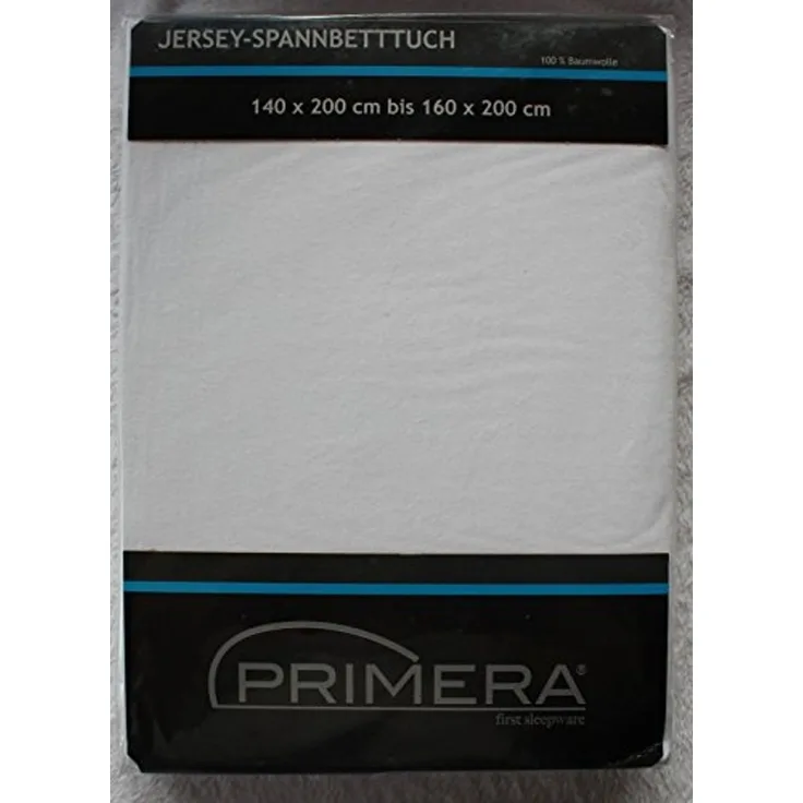 Spannbetttuch Jersey weiß