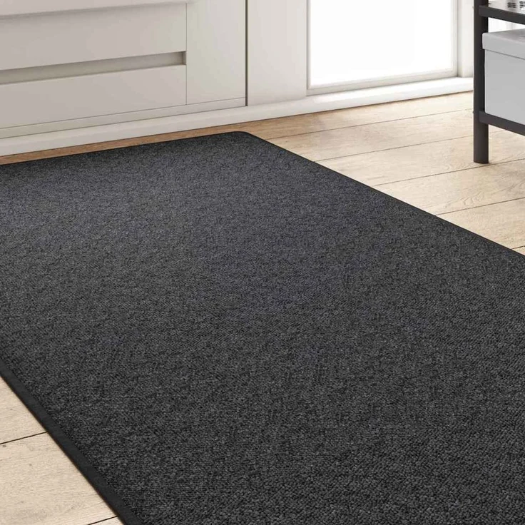 vidaXL Teppichläufer Dunkelgrau 80 x 500 cm 100% Polypropylen 42011371 – Bild 2