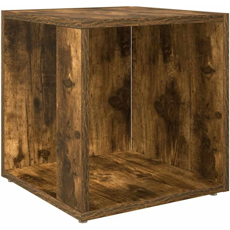 Beistelltisch | Couchtisch Räuchereiche 33x33x34,5 cm Holzwerkstoff – Bild 2