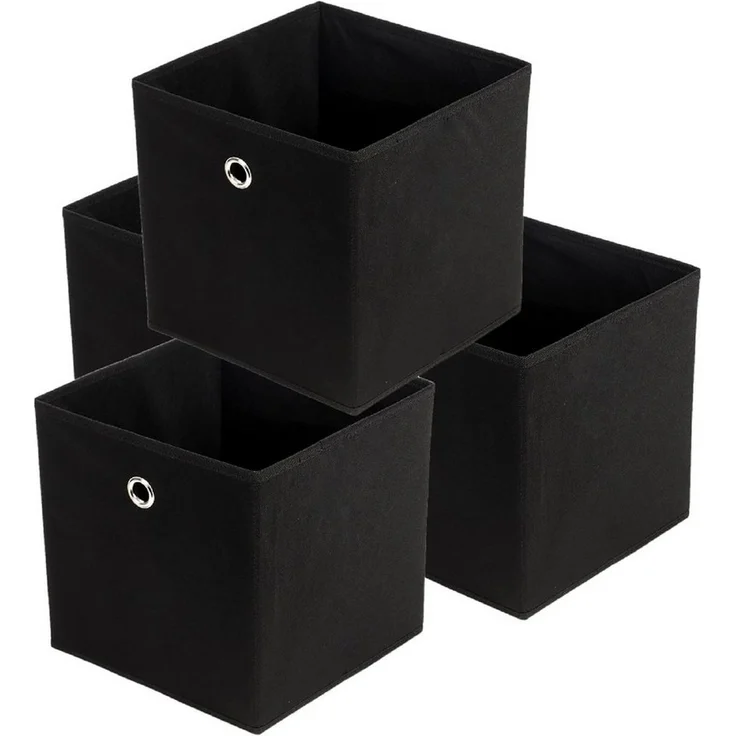 Youyijia Aufbewahrungsbox 4er Set Aufbewahrungsbox Faltbox Faltbare Stoff Faltkiste – Bild 5