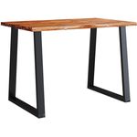 vidaXL Esstisch Baumkante 110x70x75 cm Massivholz Akazie 353288