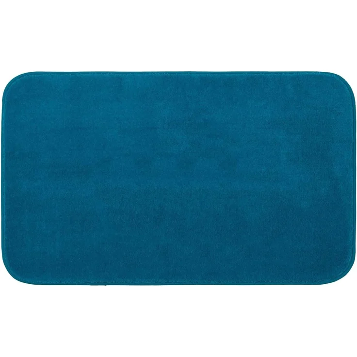 Gözze Badematte Rio Premium, Höhe 18 mm, rutschhemmend beschichtet, fußbodenheizungsgeeignet, schnell trocknend, Polyester, rechteckig, Badteppich, Uni Farben, waschbar, rechteckig & rund erhältlich