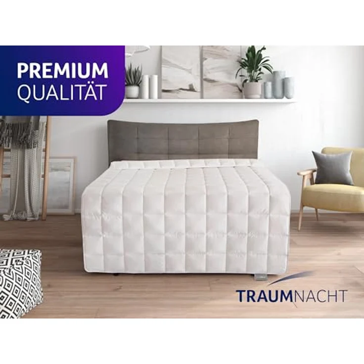 Traumnacht Entspannungsdecke,155x220 cm, Öko-Tex zertifiziert, 9 kg Gewichtsdecke zur Beruhigung und zum Abbau von Stress, empfohlen für Erwachsene, entwickelt in Deutschland – Bild 8