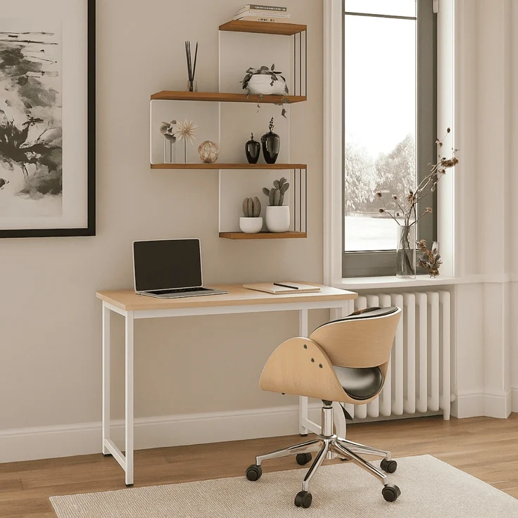 Calicosy Bürostuhl H72 cm – JUNON - Schwarz – Bild 2