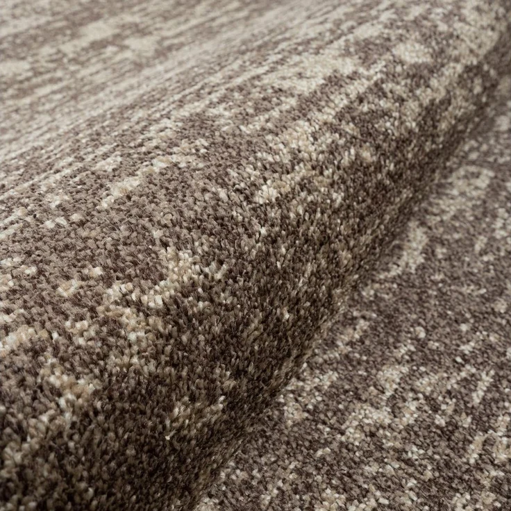 Sanat Teppich Oslo, auch als Läufer und in Rund, rund, Höhe: 10 mm, meliert, robuster Kurzflor, Wohnzimmer, Schlafzimmer, Kinderzimmer – Bild 4
