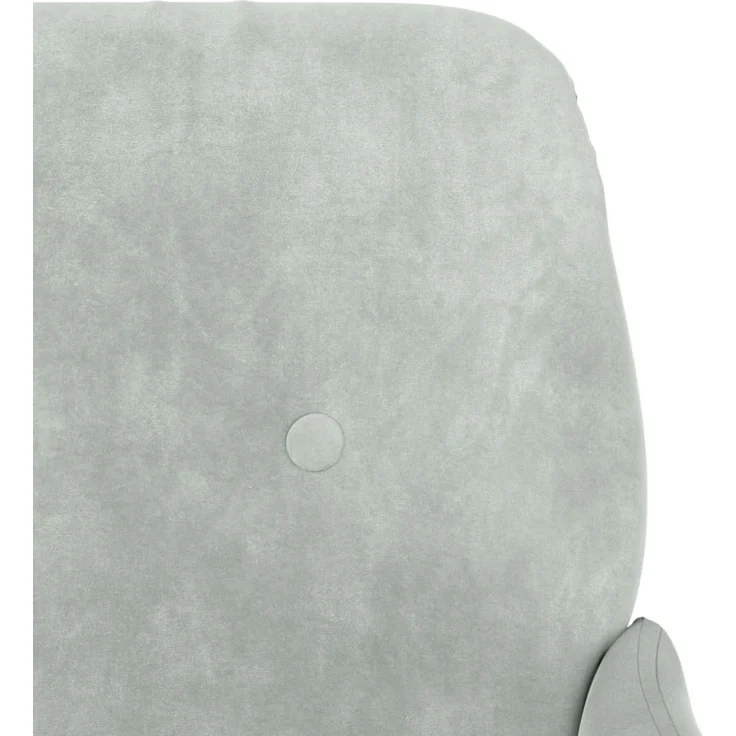 Sessel wohnzimmer, Relaxsessel Hellgrau 62x79x79 cm Samt – Bild 6
