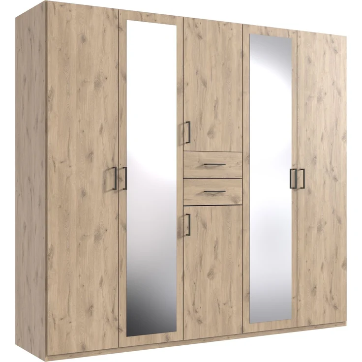 Kleiderschrank-Set >Dillingen< in Viking-oak-Nachbildung - 228x213x58cm (BxHxT) – Bild 5