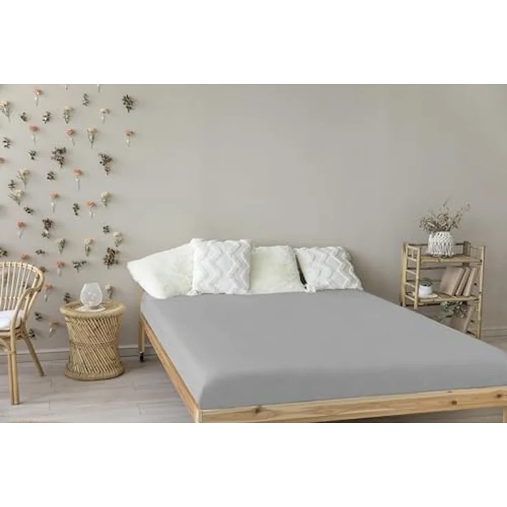 livessa Spannbettlaken Jersey Spannbettlaken Bettlaken Spannbetttuch Baumwolle Rundumgummi, Jersey, Gummizug: Rundumgummizug, In 9 Größen und vielen Farben erhältlich aus 100% Baumwolle – Bild 5