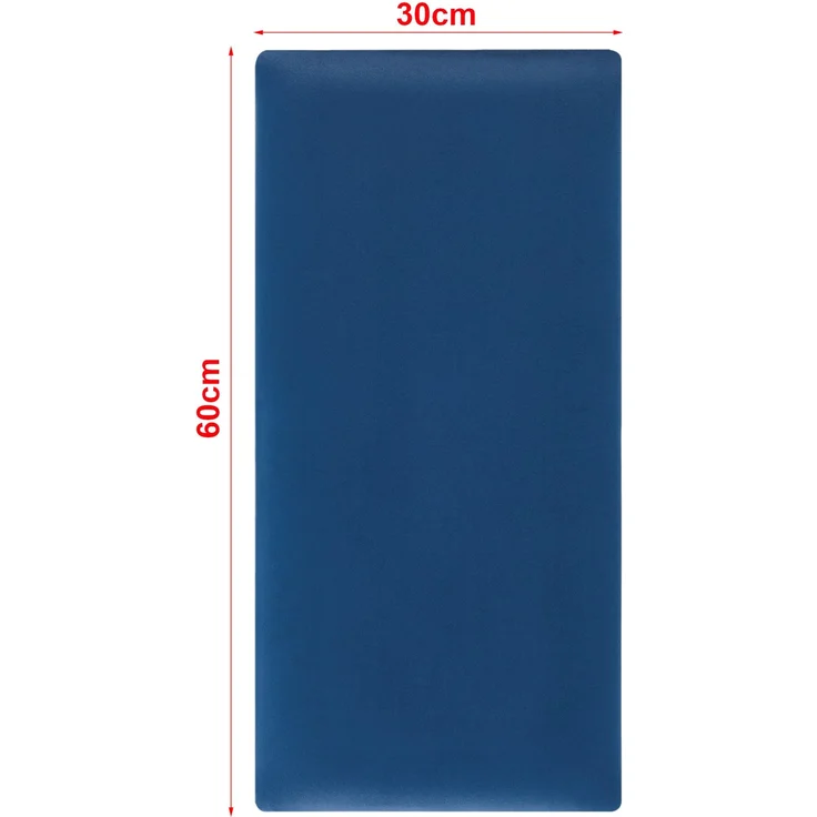 Wandkissenset Carpino 3-tlg. Samt 60x30 cm Navyblau [neu. haus] – Bild 3
