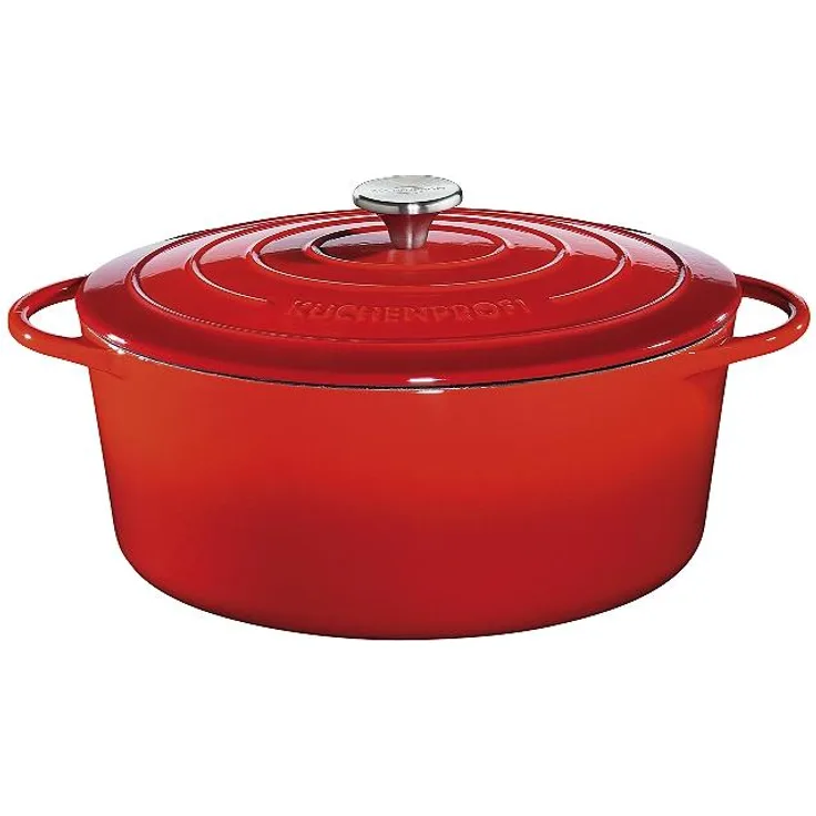 Bratentopf oval 40cm rot PROVENCE Küchenprofi