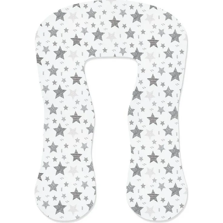 Amilian Stillkissenbezug 330 cm - Kissenbezug für XXL Stillkissen, Seitenschläferkissen, Ersatzbezug für Schwangerschaftskissen - 100 % Baumwolle