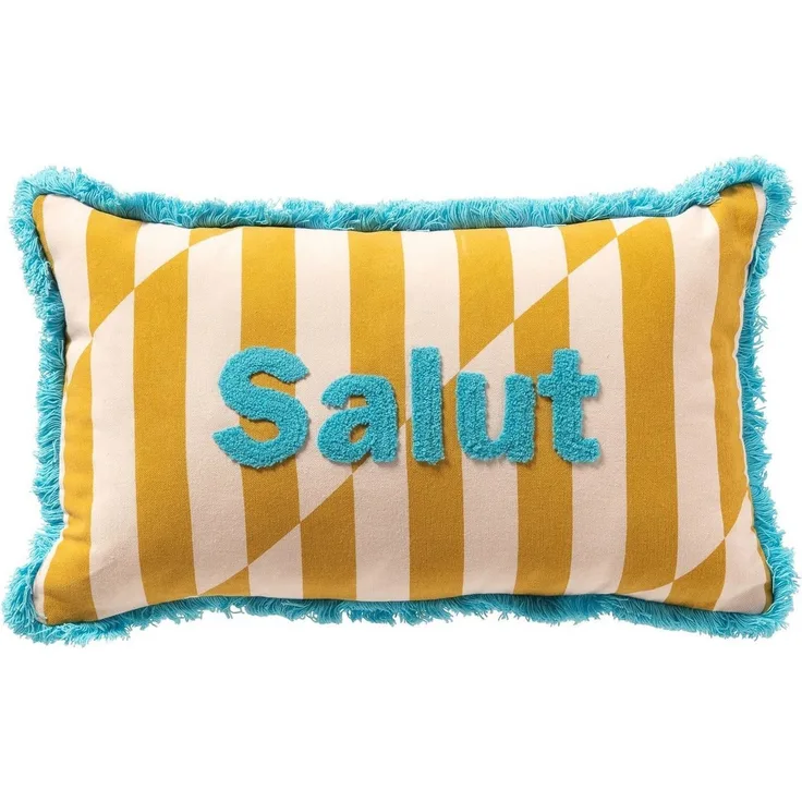 Dutch Decor Kissenhülle 'Salut' 30 x 50 cm Mineral Yellow - Gelb