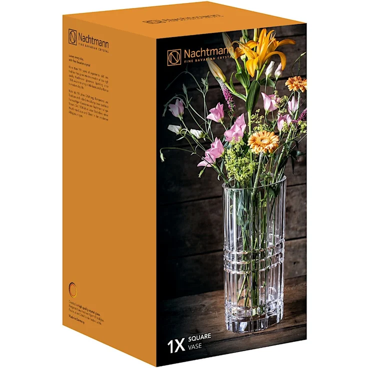 NACHTMANN 97782 SQUARE Vase / Windlicht 28 cm – Bild 3
