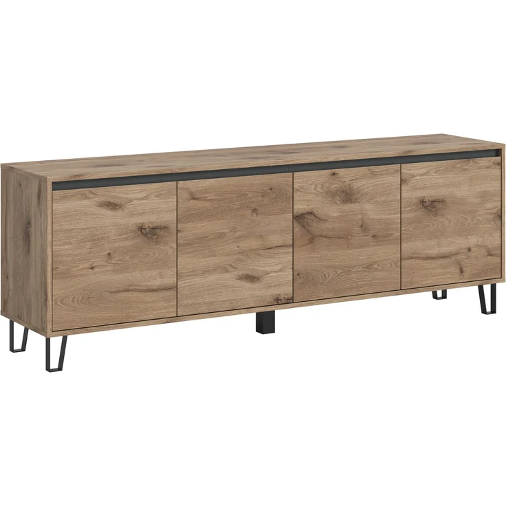 Xonox Balton Lowboard (B/H/T): 184x64x40 cm in Viking Oak