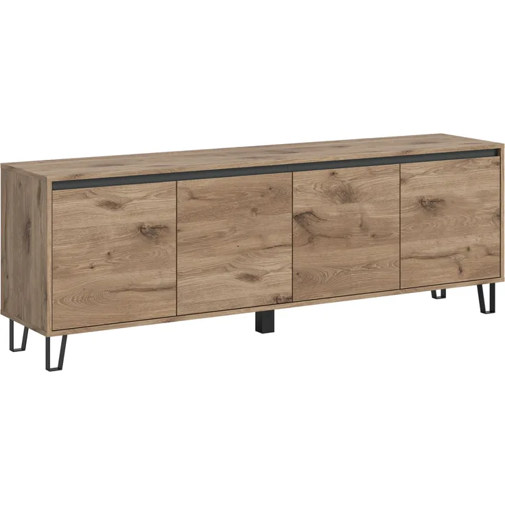 Xonox Balton Lowboard (B/H/T): 184x64x40 cm in Viking Oak