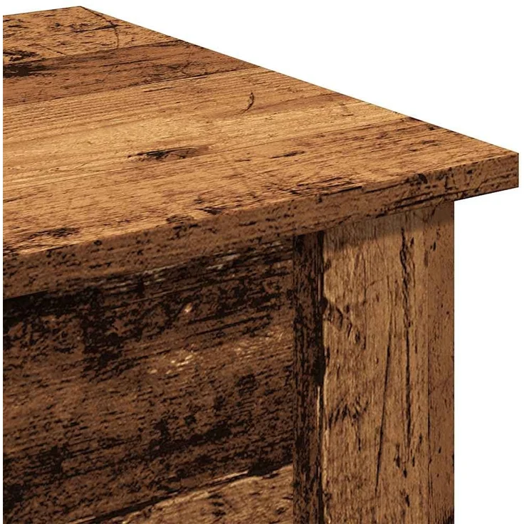 vidaXL Couchtisch Altholz-Optik 40x40x42 cm Holzwerkstoff 856798 – Bild 6
