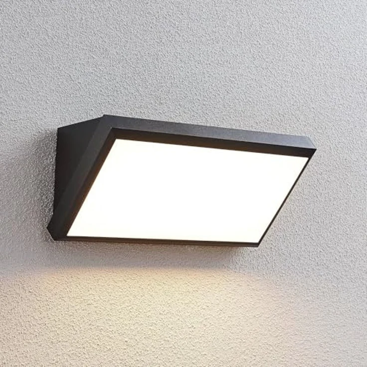 Lindby Außen-Wandleuchte Abby, 1x18 W LED, warmweiß – Bild 2