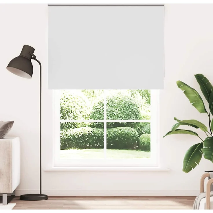 vidaXL Verdunkelungsrollo Weiß 145x210 cm Stoffbreite 141,6 cm 4011969 – Bild 1
