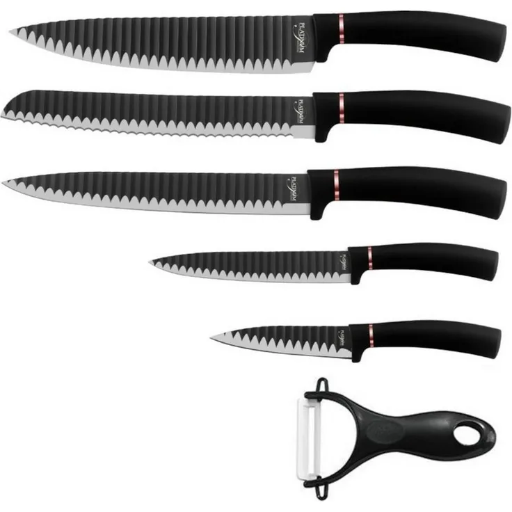*Platinum Messer-Set 6 teiliges Messerset (5 Messer 1 Sparschäler) (6-tlg)