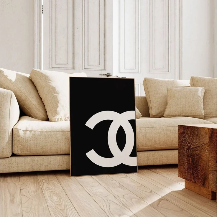 JUSTGOODMOOD Poster Premium ® Chanel Poster · ohne Rahmen, Poster in verschiedenen Größen verfügbar – Bild 4