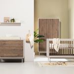 Europe Baby Japandi Babyzimmer | Kommode + Schrank - Material: massiv Buchenholz - Babypark. de