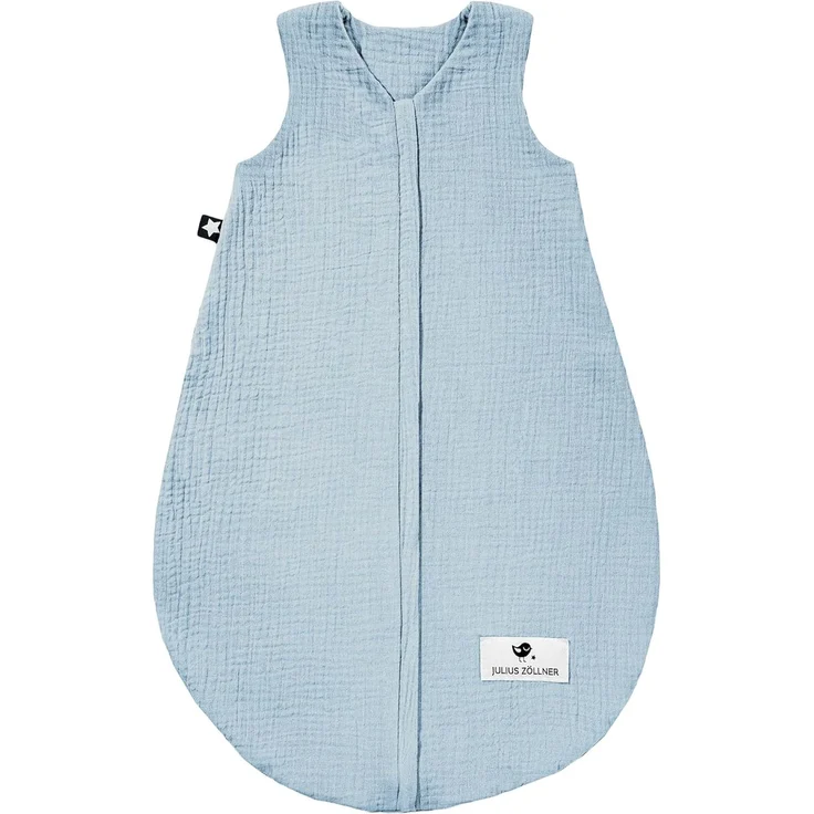 Julius Zöllner Baby Sommerschlafsack Musselin denim 70 cm – Bild 1