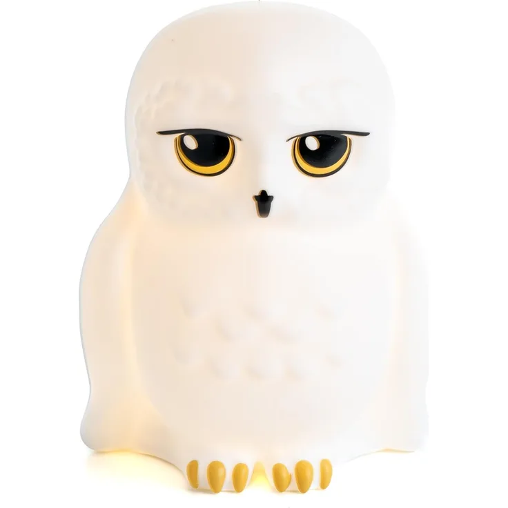 Harry Potter Hedwig Nachtlicht - Offiziell lizenziertes Harry Potter Dekogeschenk, tragbares Stimmungslicht für Kinder, batteriebetrieben, Black